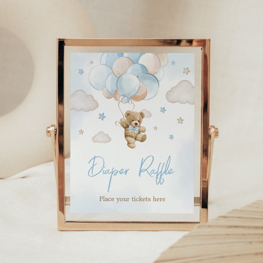 Poster Nous Pouvons Attendre L'Ours Balloon Déchets Raffi