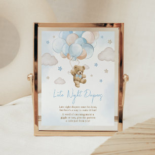 Poster Nous Pouvons Attendre L'Ours Balloon Les Diapositi