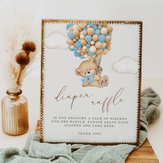 Poster Nous Pouvons Attendre Rapidement Baby shower Déche