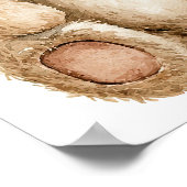 Poster Nous pouvons attendre tôt Teddy Bear Baby shower B (Coin)