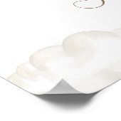 Poster Nous pouvons attendre un Baby shower d'accueil neu (Coin)