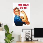 Poster Nous pouvons faire la propagande de la Seconde Gue (Bureau à domicile)