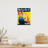 Poster Nous Pouvons Le Faire (Cuisine)