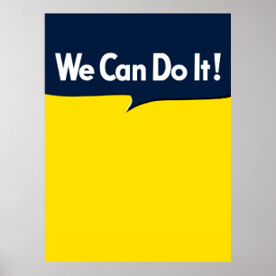 Poster Nous pouvons le faire dit Rosie