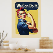 Poster Nous Pouvons Le Faire | Féminisme (Cuisine)