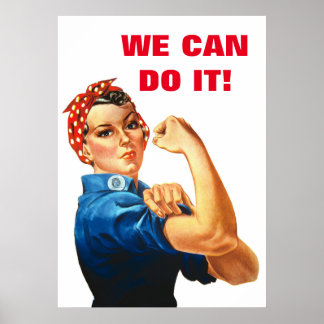 Poster Nous pouvons le faire la deuxième guerre mondiale
