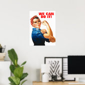 Poster Nous Pouvons Le Faire Propagande De La Seconde Gue (Bureau à domicile)