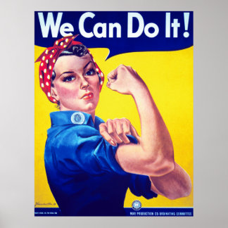 Poster Nous pouvons le faire Rosie Riveter Extra Grand Po