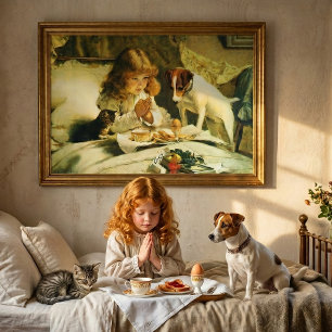 Poster Nous Prions, Suspendez Charles Burton Barber