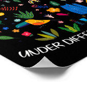 Poster Nous Prospérons Tous Dans Des Conditions Différent (Coin)