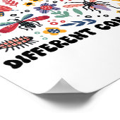 Poster Nous Prospérons Tous Dans Des Conditions Différent (Coin)