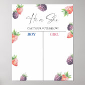 Poster Nous savons que le genre révèle un graphique (Devant)