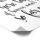 Poster Nous savons que vous seriez ici aujourd'hui 8x10 (Coin)