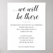 Poster Nous Serons Là Mémorial Première Communion Sainte (Devant)