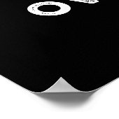 Poster Nous Shell Surmonter Funny Tortoise Pun Dark BG (Coin)