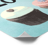 Poster "NOUS SOMMES AMOUREUX DE CUPCAKE" (Coin)