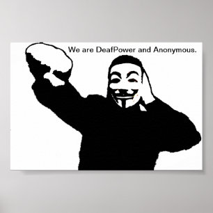 Poster Nous sommes DeafPower et anonymes