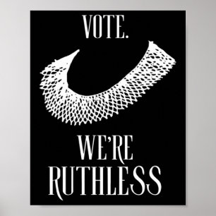 Poster Nous sommes des droits des femmes impitoyables