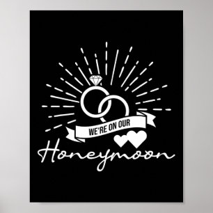 Poster Nous sommes en lune de miel - Love Mariage Couple