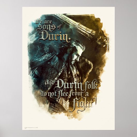 Poster Nous sommes fils de Durin (Devant)