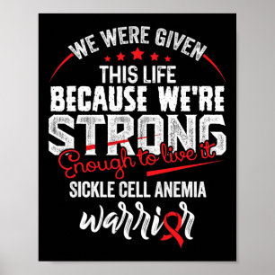 Poster Nous sommes forts - Sickle Cell Anemia Sensibilisa