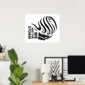 Poster Nous sommes l'affiche de la tempête (Bureau à domicile)