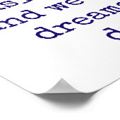 Poster Nous sommes les créateurs de musique - Citation de (Coin)