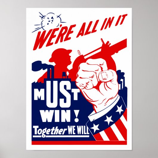 Poster Nous sommes tous dedans -- WWII (Devant)