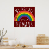 Poster Nous sommes tous des humains (Cuisine)