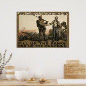 Poster Nous sommes tous deux nécessaires pour servir les (Cuisine)