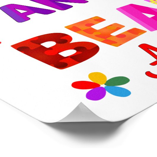 Poster Nous sommes tous différents (Coin)