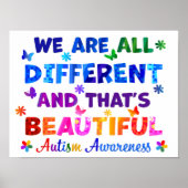 Poster Nous sommes tous différents (Devant)