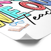 Poster Nous Sortons Enseignants Dernier Jour De L'École E (Coin)