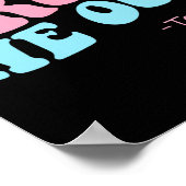 Poster Nous Sortons Enseignants Super Bonne Dernière Jour (Coin)