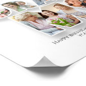 Poster Nous t'aimons Collage photo de grand-mère (Coin)