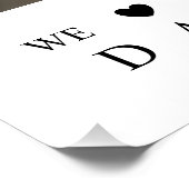 Poster Nous t'aimons Papa Photo Collage Fête des pères (Coin)