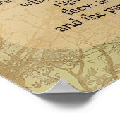 Poster Nous tenons ces vérités - citation de Jefferson -  (Coin)