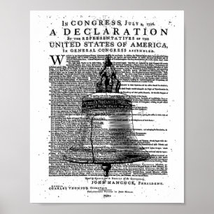 Poster Nous Tenons Ces Vérités - Fête de l'Indépendance -