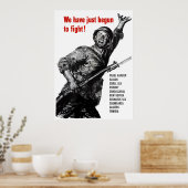 Poster Nous Venons De Commencer À Nous Battre ! (Cuisine)