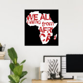 POSTER NOUS VENONS TOUS D'AFRIQUE 2 (Bureau à domicile)