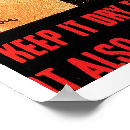 Poster Nous Voulons Vos Déchets De Cuisine (Coin)