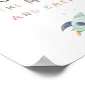 Poster Nous Vous Aimons À La Lune Et À L'Affiche De La Pé (Coin)