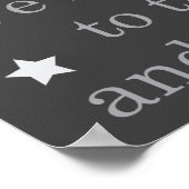 Poster "Nous vous aimons à la lune et au retour" (Coin)