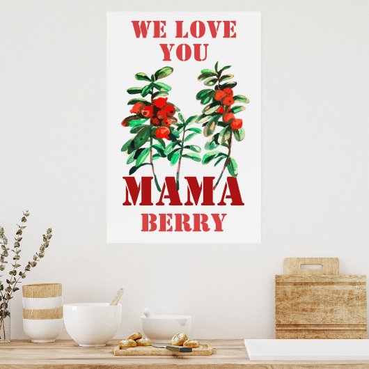 Poster Nous vous aimons MAMA (Cuisine)