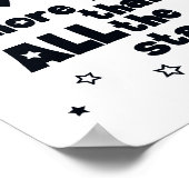 Poster Nous vous aimons Noir et Blanc Scandi Inspirationa (Coin)