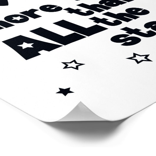 Poster Nous vous aimons Noir et Blanc Scandi Inspirationa (Coin)