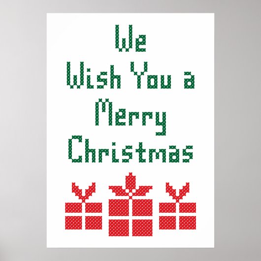 Poster Nous vous souhaitons un joyeux Noël (Devant)