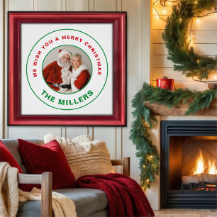 Poster Nous Vous Souhaitons Un Joyeux Noël