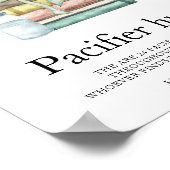 Poster Nouveau baby shower de chapitre - Jeu de chasse au (Coin)