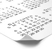 Poster Nouveau bébé première année photo et nom 2020 Cale (Coin)